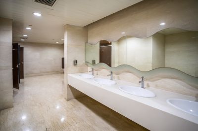Master Bathroom with Double Sinks